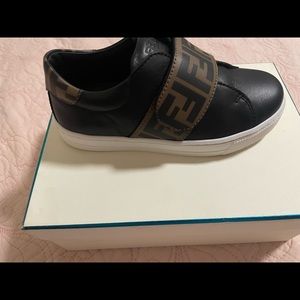 kids authentic fendi sneakers